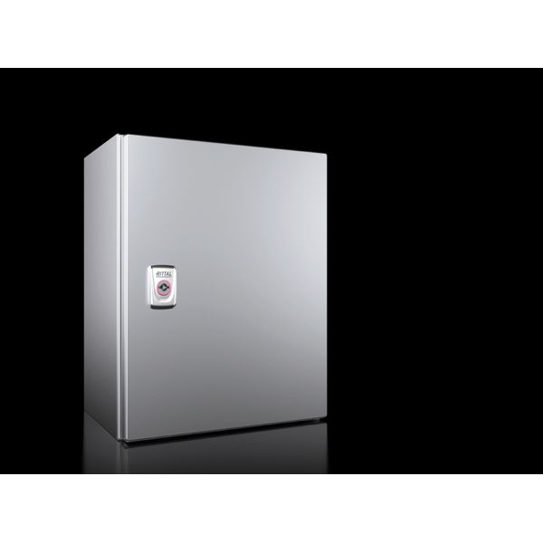 AX Compact enclosure, WHD: 380x380x210 mm, stainless steel 1.4404 image 1