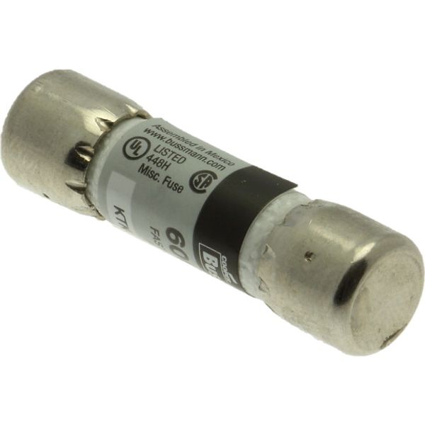 Fuse-link, low voltage, 0.5 A, AC 600 V, 10 x 38 mm, supplemental, UL, CSA, fast-acting image 4