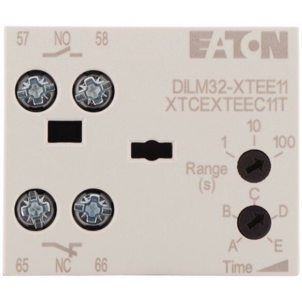 Timer module, 24VAC/DC, 0.1-100s, on-delayed image 2