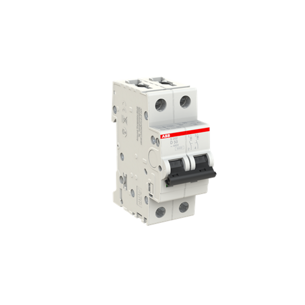 S202-D50 Miniature Circuit Breaker - 2P - D - 50 A image 2