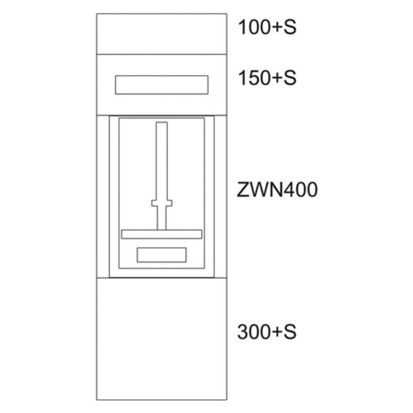 BP-U-3S-NN-400/10-1Z Eaton xEnergy Basic meter cabinet equipped image 1
