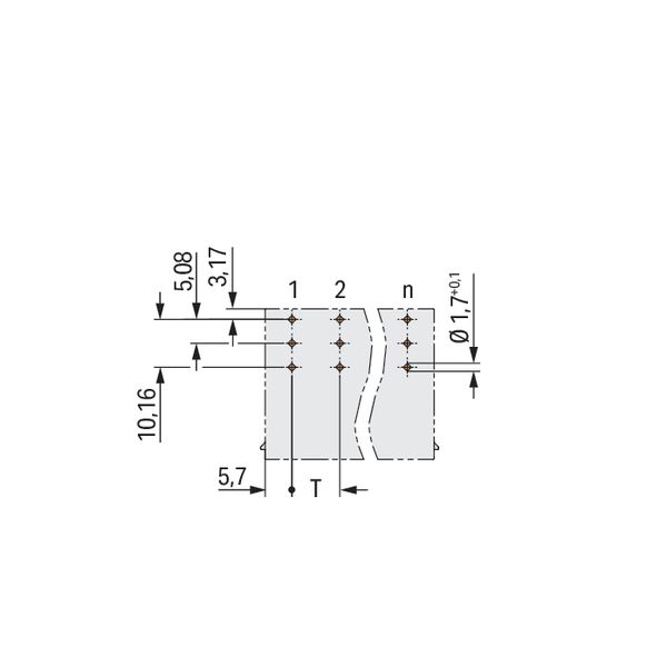 832-3642 THT male header; 1.2 x 1.2 mm solder pin; angled image 7