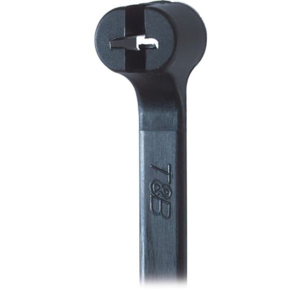 TY23MX-A CABLE TIE 18LB 4IN BLK NYL HT STBL image 4