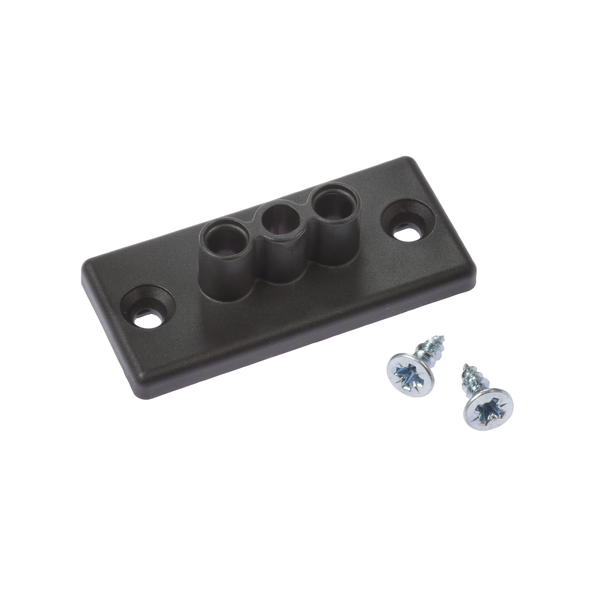 Floor cable feeder fixation kit - Black image 3