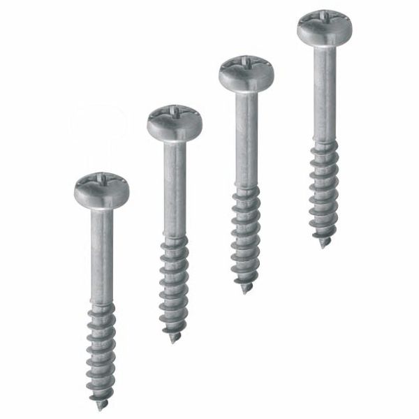 KIT 4 SELF-THREADING STEEL SCREWS - FOR SQUARE ACCES CHAMBER 300X300X300 image 1