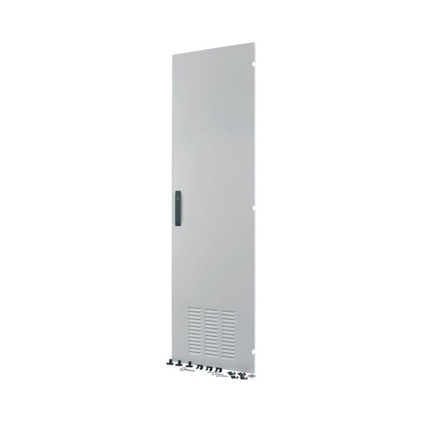 Cable connection area door, ventilated, for HxW = 2000 x 550 mm, IP42, grey image 3
