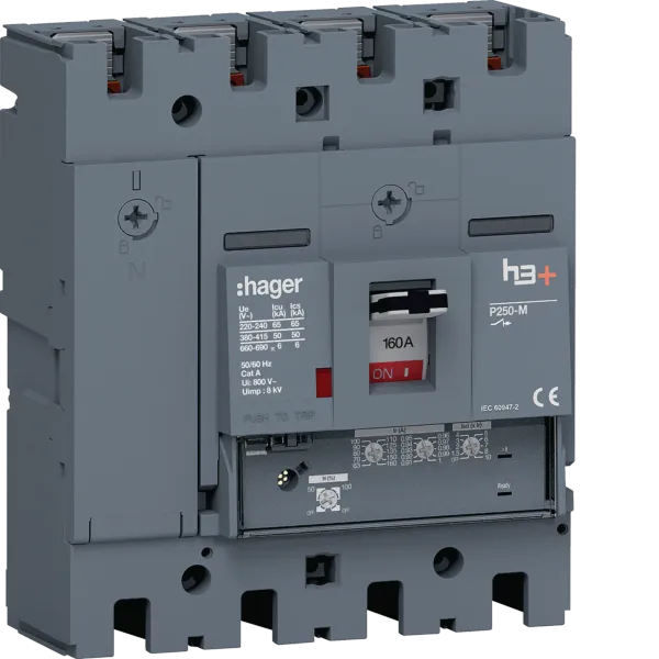 P250 LSnI 4P-4D 160A 50kA Circuit Breaker image 1