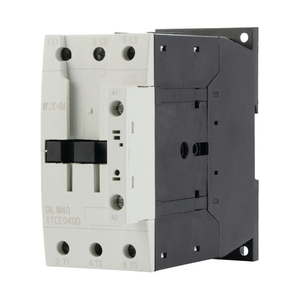 Contactor, 3 pole, 380 V 400 V 18.5 kW, RDC 240: 200 - 240 V DC, DC operation, Screw terminals image 6