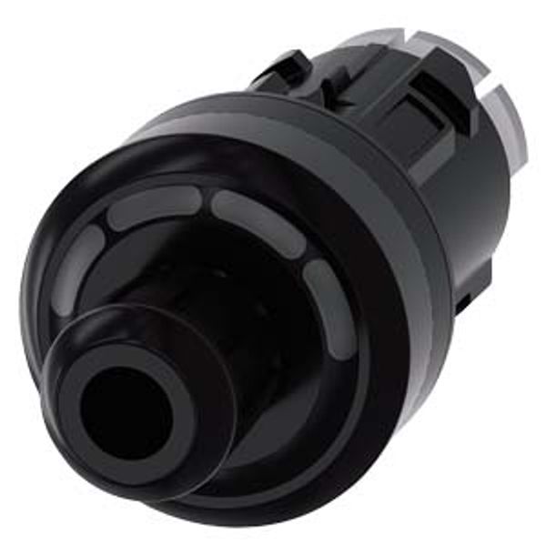 ID key-operated switch, 22 mm, round, plastic, black, RFID, 4...3SU1000-4WS10-0AA0-Z X90 image 1