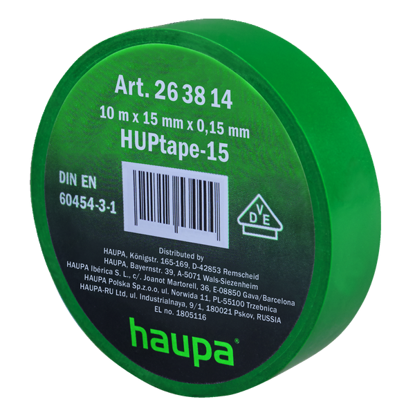 Electrical insulation tape green 19 mm x 25 m image 2