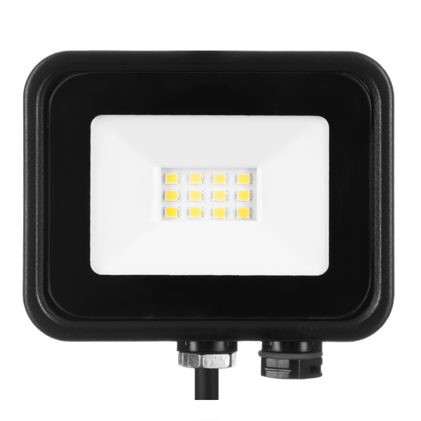 Floodlight LED SOLIS 10W PIR 230V IP44 white cool  NAS-10WCPIR image 1