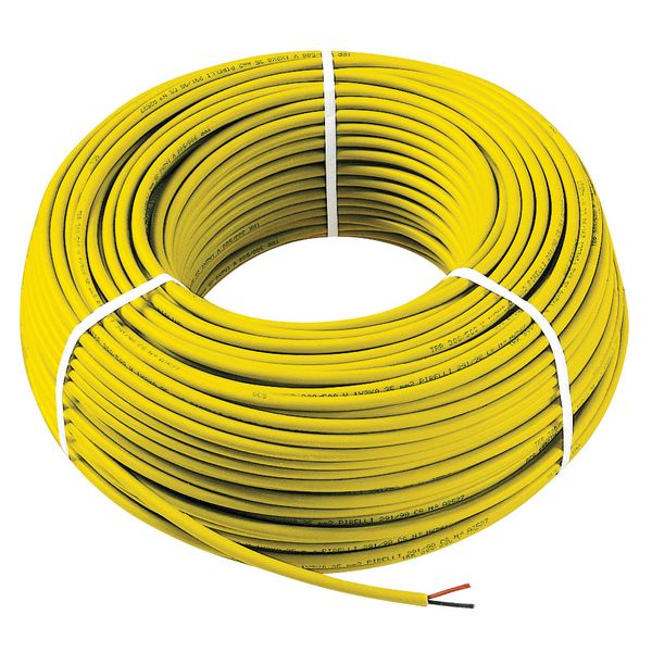 By-me 2x0,5 LSZH Cca cable - 100m yellow image 1