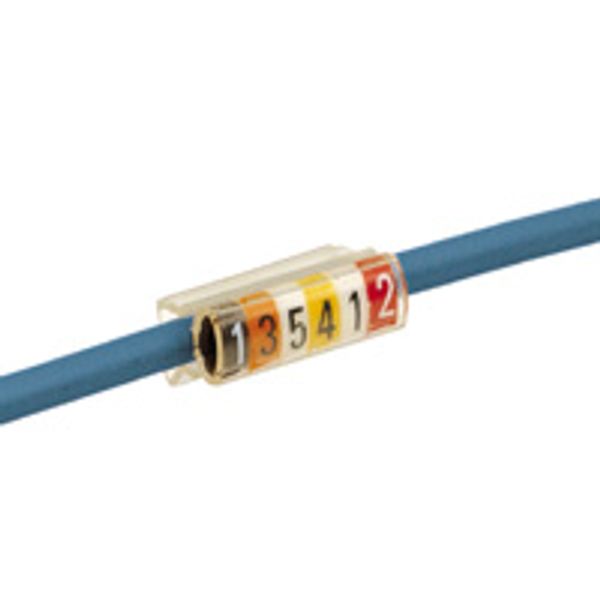 Marker-holder Memocab - for wiring - L. 12 mm - section 0.25 to 1.5 mm² image 1