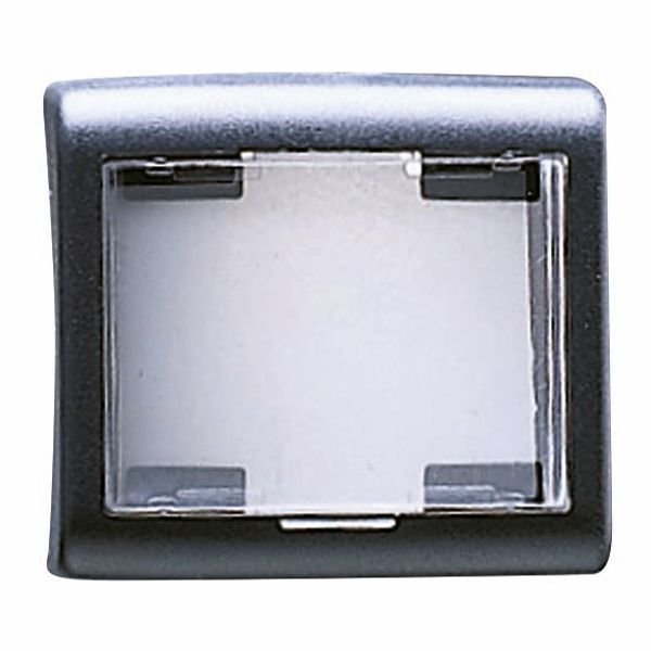 INTERCHANGEABLE PUSH-BUTTON - 25x22,5mm - 1/2 MODULE - GENERAL WITH LABEL (13x19mm) - PLAYBUS image 2