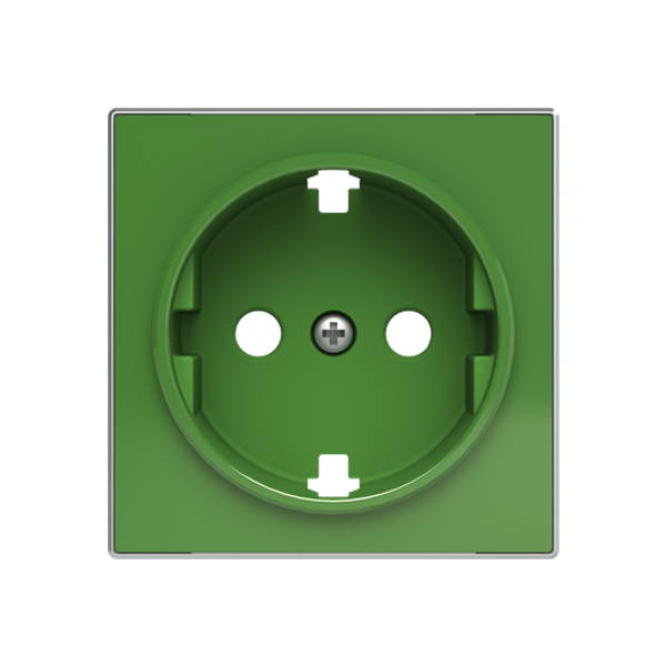8588 VD Cover plate for Schuko socket outlet - Green Socket outlet Green - Sky Niessen image 1