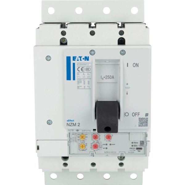 NZM2 PXR20 circuit breaker, 250A, 4p, plug-in technology image 7