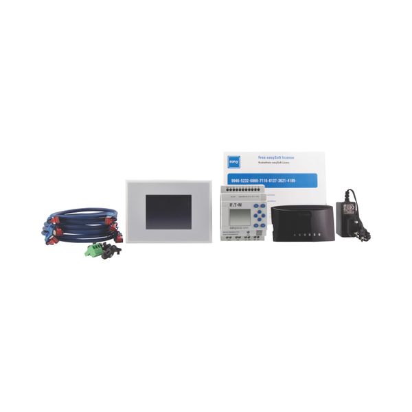 Starter package consisting of EASY-E4-DC-12TC1, XV-102-A0-35TQRB-1E4, Ethernet switch, 3xPatch cable, license easySoft 7 image 16