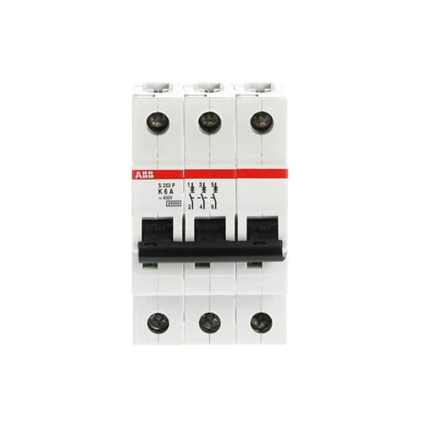 S203P-K6 Miniature Circuit Breaker - 3P - K - 6 A image 5