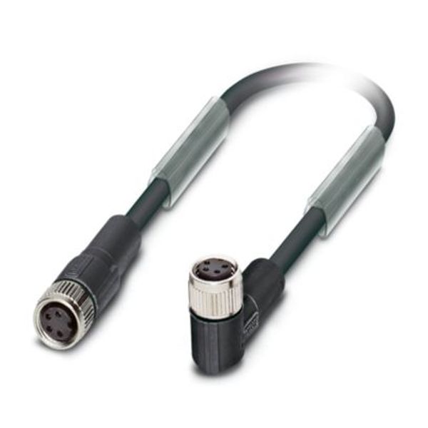 SAC-4P-M8FS/0,19-PUR/M8FRBK CR - Sensor/actuator cable image 1