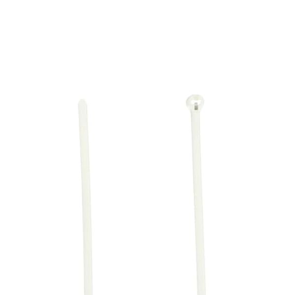 TY23MFR CABLE TIE 18LB 4IN WHI NYL FLM RTD image 7