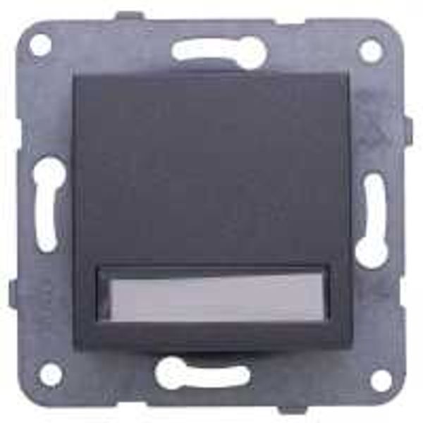 Karre Plus Black Illuminated Labeled Buzzer Switch image 1