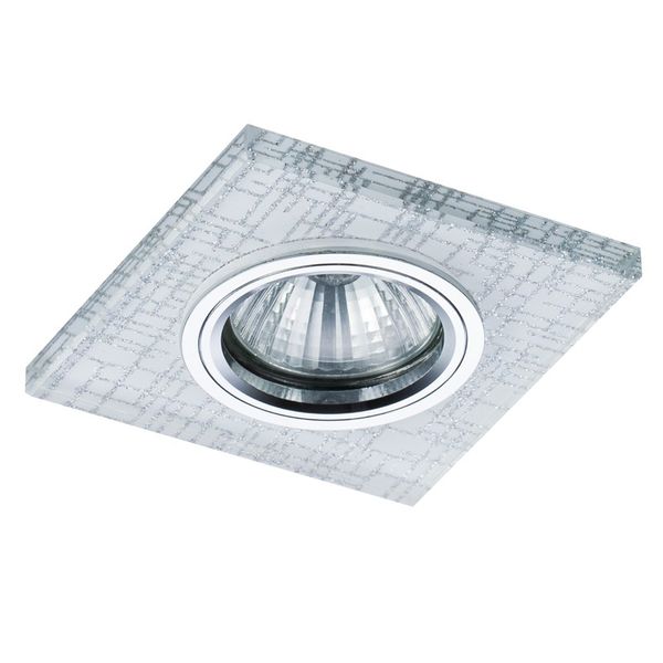 Kony LED Recessed Light GU10 Square Crystal image 2