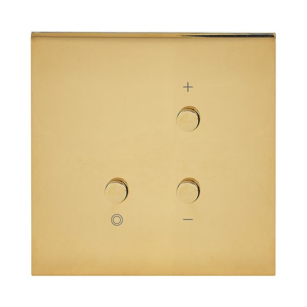 Art d'Arnould universe Epure all-lamp 2-wire dimmer without neutral - mirror gold image 1