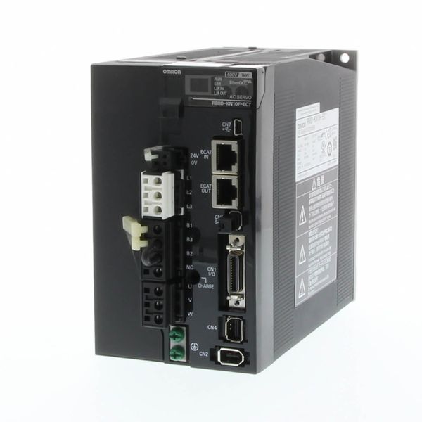 G5 Series servo drive, EtherCAT type, 3 kW, 3~ 400 VAC, for linear mot image 1