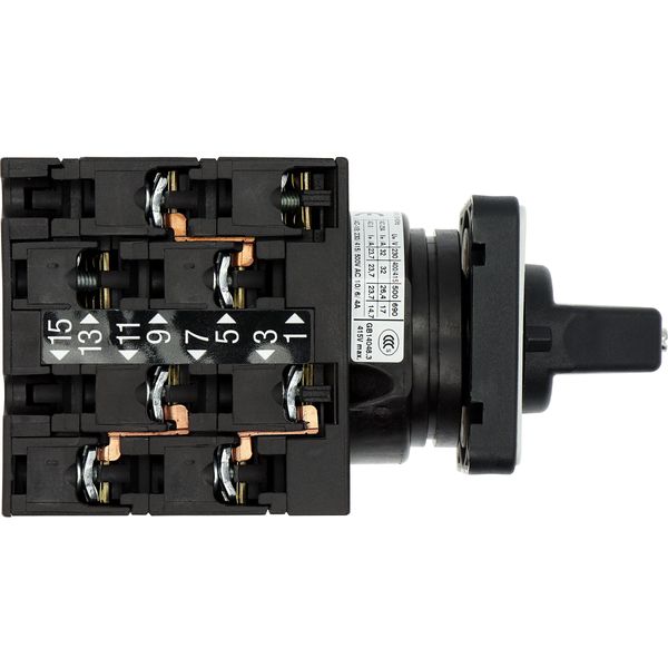 Multi-speed switches, T3, 32 A, flush mounting, 4 contact unit(s), Contacts: 8, 60 °, maintained, With 0 (Off) position, 1-0-2, Design number 8441 image 29