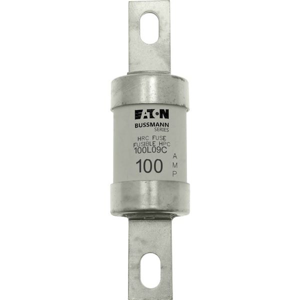 Fuse-link, low voltage, 100 A, AC 600 V, DC 250 V, HRCII-MISC, 21 x 127 mm, gL/gG, CSA image 1