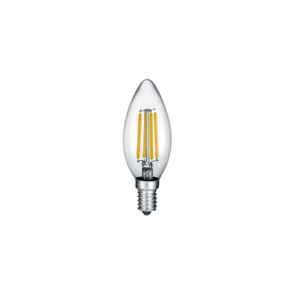 Bulb LED E14 candle 4W 470lm 2700K 3-pack image 1