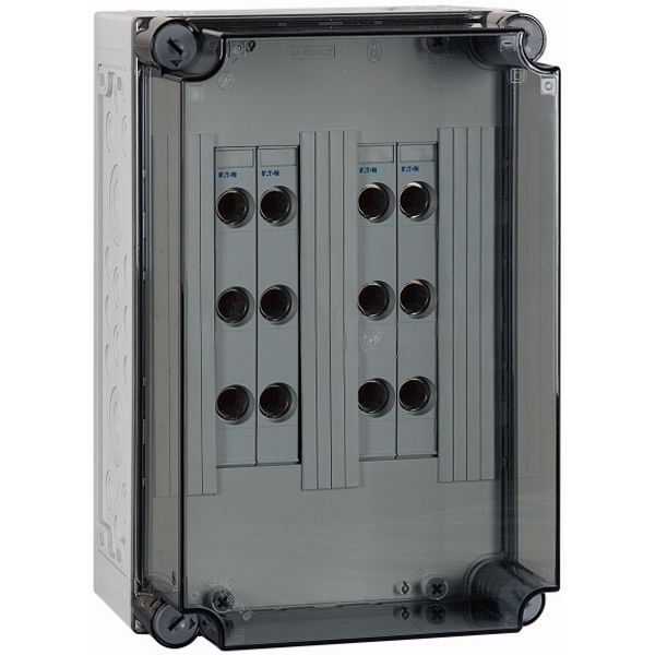 D02 enclosure with 4x D02-Slide-Fuse-Base, MB 250A, 3-pole image 2