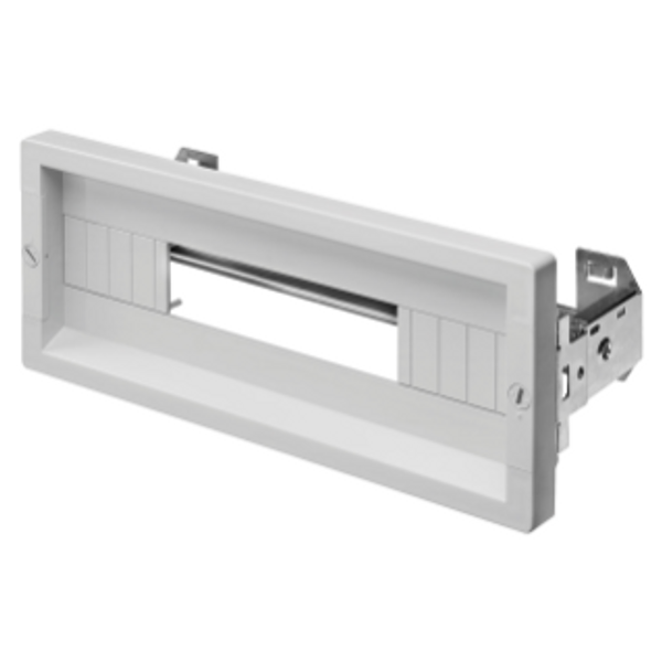 COVERING PANEL WITH WINDOW - FAST AND EASY - 1 MODULE HIGH - 12 MODULES - GREY RAL 7035 image 1