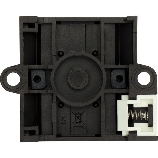Main switch, T0, 20 A, rear mounting, 2 contact unit(s), 3 pole + N, STOP function, With black rotary handle and locking ring, Lockable in the 0 (Off) image 14