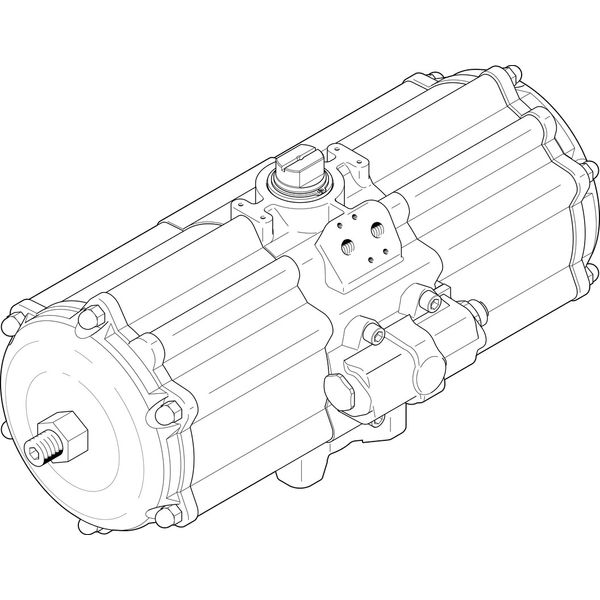 DAPS-3840-090-R-F16-T6 Quarter turn actuator image 1