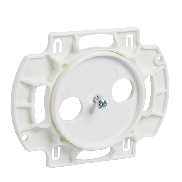 Robust - central plate - TV/R socket - white image 4