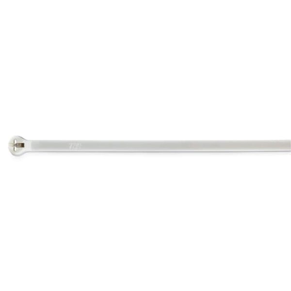 TY25MFR CABLE TIE 50LB 7IN WHI NYL FLM RTD image 3