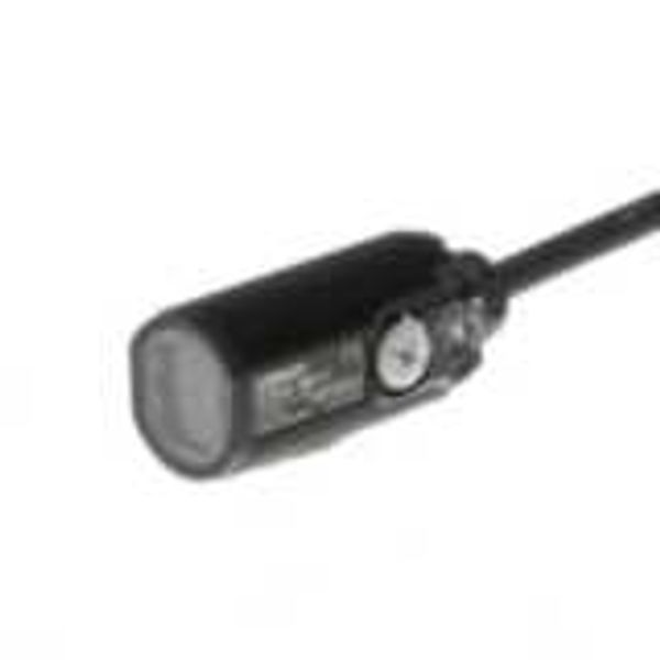 Photoelectric sensor, M18 threaded barrel, plastic, red LED, retro-ref image 1