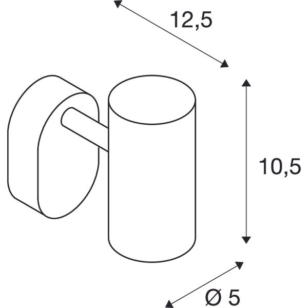 NOBLO 600lm 2700K 230V 36ø silber image 2