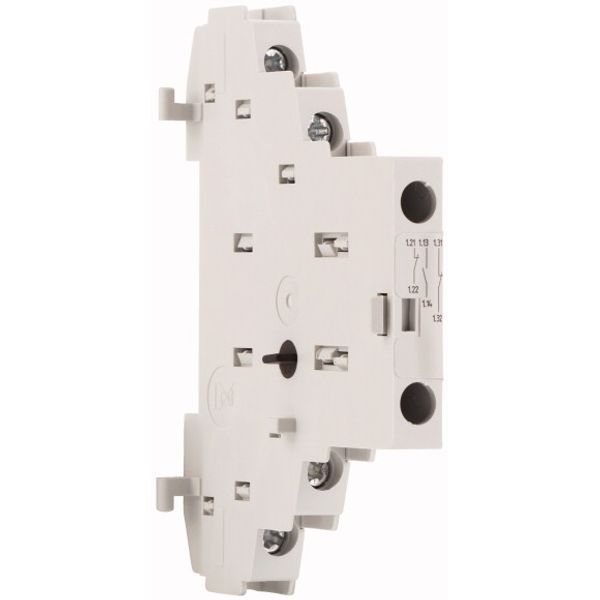 Standard auxiliary contact NHI, 1 N/O, 2 N/C, Side mounting, Screw connection image 4