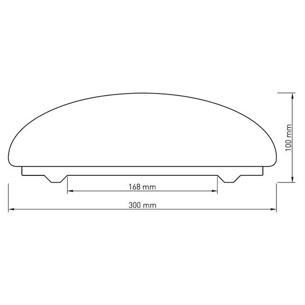 Venus 300 LED Wall- & ceiling lumin, 17W, 4000K, IP44 RA 80+ image 5