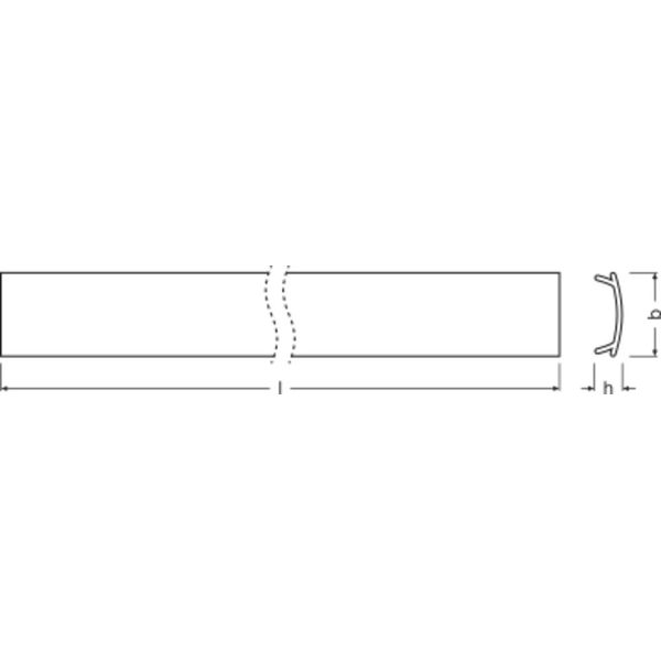 Covers for LED Strip Profiles -PC/R02/D/2 image 5