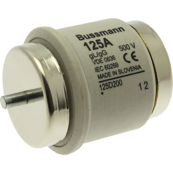 Fuse-link, low voltage, 125 A, AC 500 V, D5, 56 x 46 mm, gL/gG, DIN, IEC, time-delay image 3