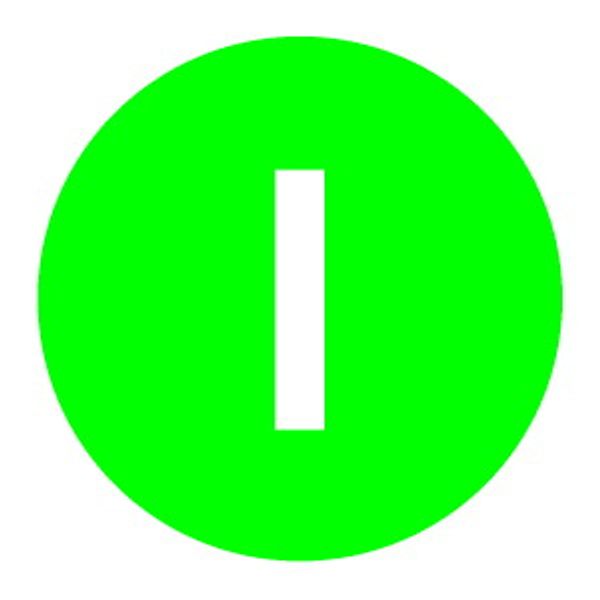 Button plate, mushroom green, I image 1