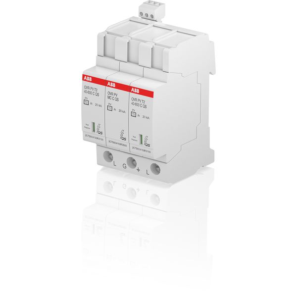 Overvoltage protection Type PV,  20/ 40kA, 600V, plug, signal image 2