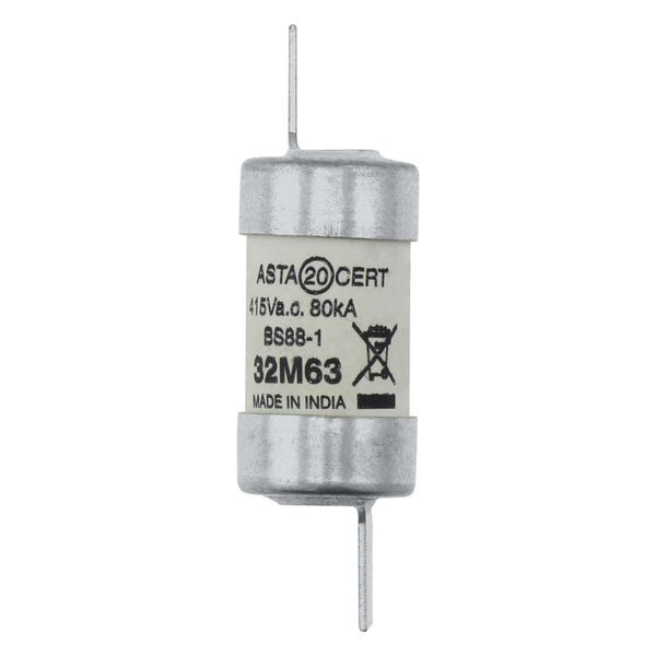 Fuse-link, low voltage, AC 415 V, BS88/F2, 18 x 59 mm, gM, BS image 24