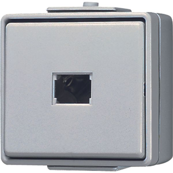 1-gang push-button 2-pole 10 AX / 250 V 633-2W image 1