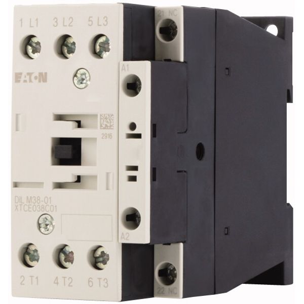 Contactor, 3 pole, 380 V 400 V 18.5 kW, 1 NC, 230 V 50/60 Hz, AC operation, Screw terminals image 3