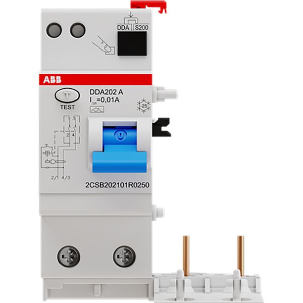 DDA202 A-25/0.01 Residual Current Device Block image 2