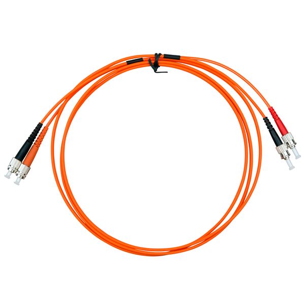 FO Patchcord Duplex ST/FC,62,5/125æm OM1, LS0H, orange, 5m image 3